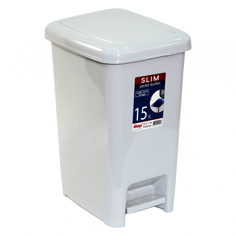 Աղբաման Dunya Slim 15լ 01042 Ոտնակով 3